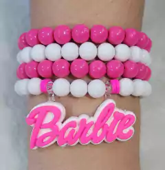 Kit 4 Pulseiras Rosa