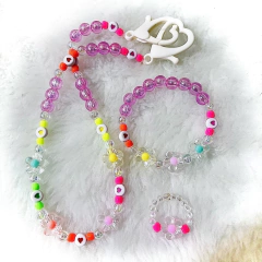 Conjunto Florzinhas Colar + Pulseira + Anel