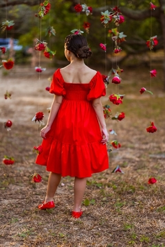 Imagem do Vestido Mayla MIDI Vermelho
