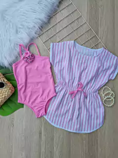 Maiô Rosa Flor - comprar online