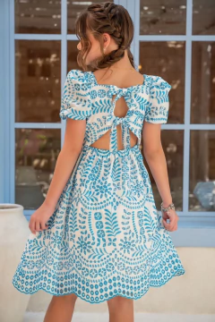 Vestido Celeste - comprar online