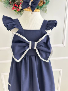 Vestido Marília Mãe e Filha (Acompanha Laço de Cabelo) (cada um)