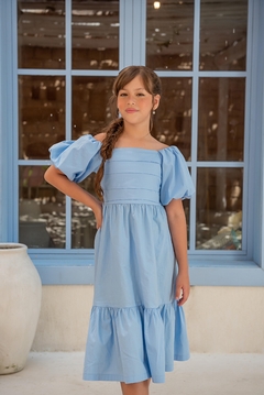 Vestido Mayla MIDI Azul