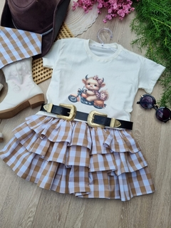 Conjunto Xadrez Bege Fofura - comprar online