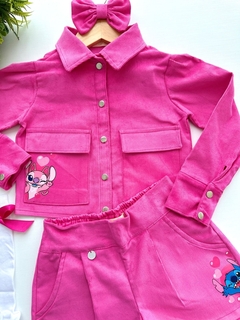 Conjunto Stitch Pink Veludo - loja online