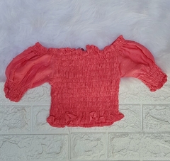 Blusa Lastex Coral