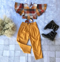 Conjunto Caramelo Xadrez