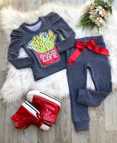 Conjunto Good Life Fritas (Blusa Manga Longa + Calça)