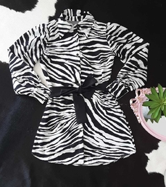 Chemise Zebra com Cinto Mãe e Filha (cada)