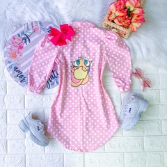 Chemise Lola Rosa Poá