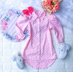 Chemise Lola Rosa Poá na internet