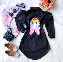 Chemise Preta Personagem Margarida