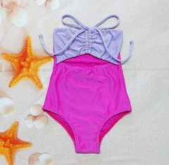 Maiô Malibu Rosa Neon e Lilás - loja online