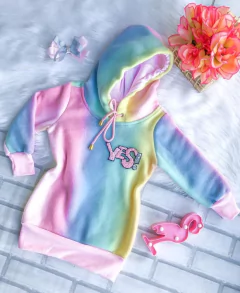Vestido Soft Arco Iris - Coisas de Dondoquinha