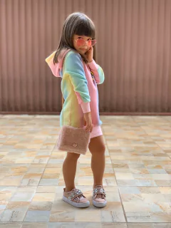 Vestido Soft Arco Iris - Coisas de Dondoquinha