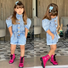 Macacão Jeans Princesa