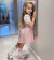 Meia Branca com Laço Rosa 3/4 - comprar online