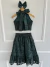 Vestido Esmeralda Mãe e Filha (Acompanha Laço de Cabelo) (cada um) - Coisas de Dondoquinha