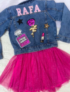Jaqueta Jeans Make Personalizada com Nome