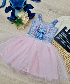 Conjunto Body Stitch em Paetê + Saia Tutu Rosa - comprar online