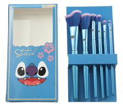 Conjunto De Pinceis De Maquiagem Cartoon Stitch De 6 Peças na internet