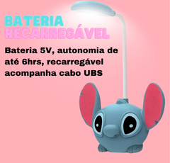 Luminária De Mesa Com Haste Flexível Eapontador Stitch na internet