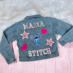 Jaqueta Jeans Stitch Personalizada com Nome - comprar online