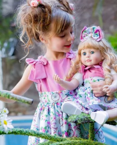 Vestido Sweet Cotton Tal Menina Tal Boneca na internet