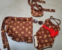 Saída de Praia Saia LV Louis Vuitton - loja online