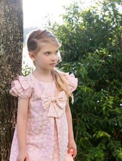 Vestido ROSA trapézio Lacinhos - Coisas de Dondoquinha