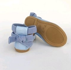 Sapatilha de eslástico Azul Verniz - comprar online