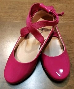 Sapatilha de elástico pink verniz Contramão - comprar online