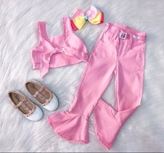 Conjunto Lise Rosa Boca de Sino