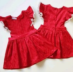 Vestido Vermelho Abertura Lateral - comprar online