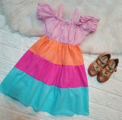 Vestido Color Block - comprar online