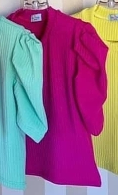 Blusa Manga Bufante Candy Colors Tal Mãe Tal Filha - Coisas de Dondoquinha