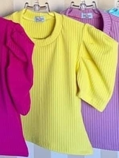 Blusa Manga Bufante Candy Colors Tal Mãe Tal Filha - loja online