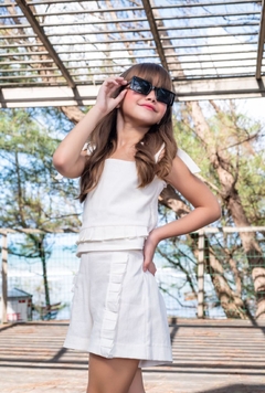 Conjunto Off White em Linho com Elastano na internet
