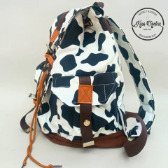 Mochila Malacara Vintage PEQUEÑA Vaca - tienda online