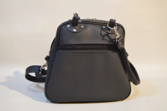 Minibag tórax negra con huesos blancos - KAOS MORFINA