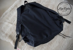 Mochila Malacara Vintage Negra lisa - comprar online