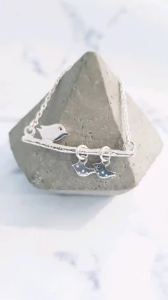 Collar mamá pajarito - Picasso joyeria
