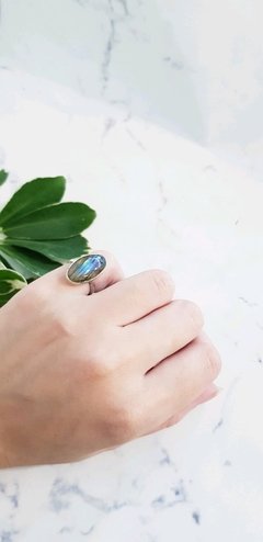 Anillo Labradorita - Picasso joyeria