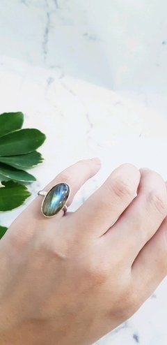 Anillo Labradorita - tienda online