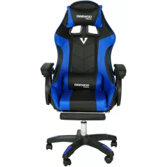 Silla Gamer Daewoo Shooter Ergonómica Escritorio Pc Gaming Azul - comprar online