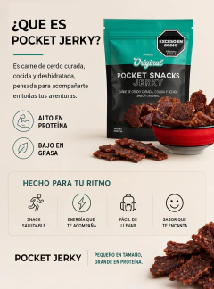 Pack 3 paquetes de 60g. - Jerky sabor Original. Charqui en internet