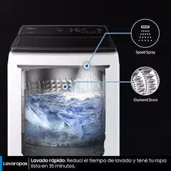 LAVARROPAS AUTOMATICO 8,5 KG - INVERTER - SAMSUNG - WA85C5441BWUBG en internet