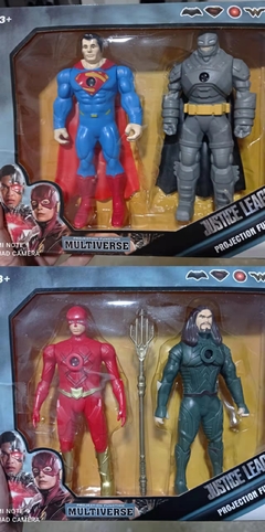 MUÑECOS JUSTICE LEAGUE X 2