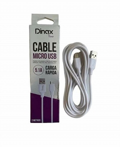 CABLE MICRO USB 5.1 - 2 METROS - DINAX