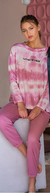 PR10232 - BLUR - Pijama remera y babucha 100 % algodon - PROMESSE